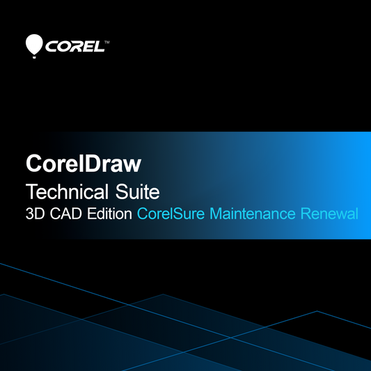 Renovación de mantenimiento CorelSure de CorelDRAW Technical Suite Edición CAD 3D
