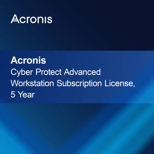 Acronis Cyber Protect Advanced munkaállomás előfizetési licenc, 5 év