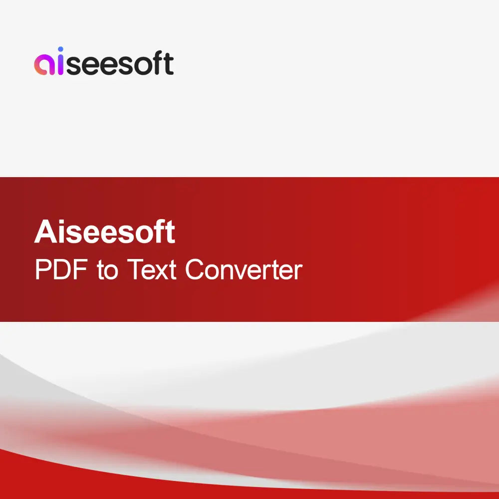 Aiseesoft PDF'den Metne Dönüştürücü