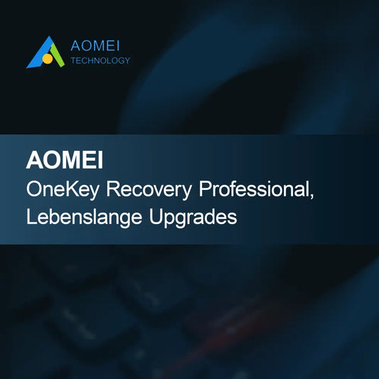 AOMEI OneKey Recovery Professional, actualizări pe viață