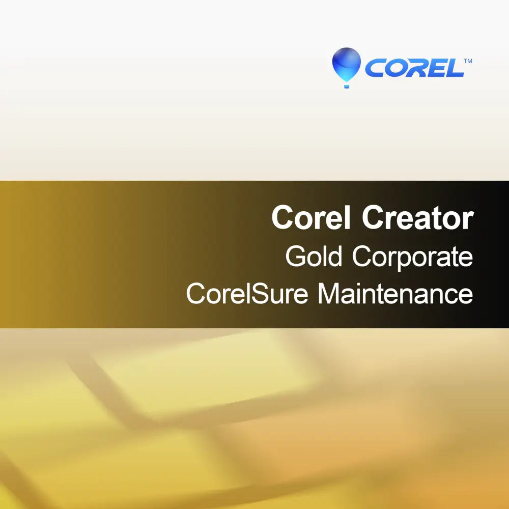 Corel Creator Gold Corporate CorelSure -ylläpito