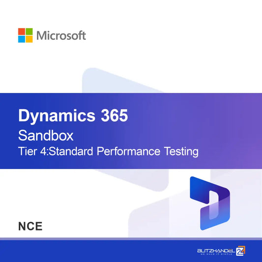 Dynamics 365 Operations - Sandbox Tier 4: Standaard Prestatie Testen