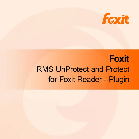 Foxit RMS Αποπροστασία και Προστασία για το Foxit Reader - Πρόσθετο